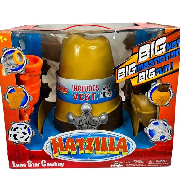 Hatzilla Lone Star Cowboy roleplay set vToy Quest - Picture 1 of 10